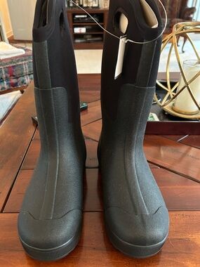 Bogs Black Waterproof Pull-On Rain Boots